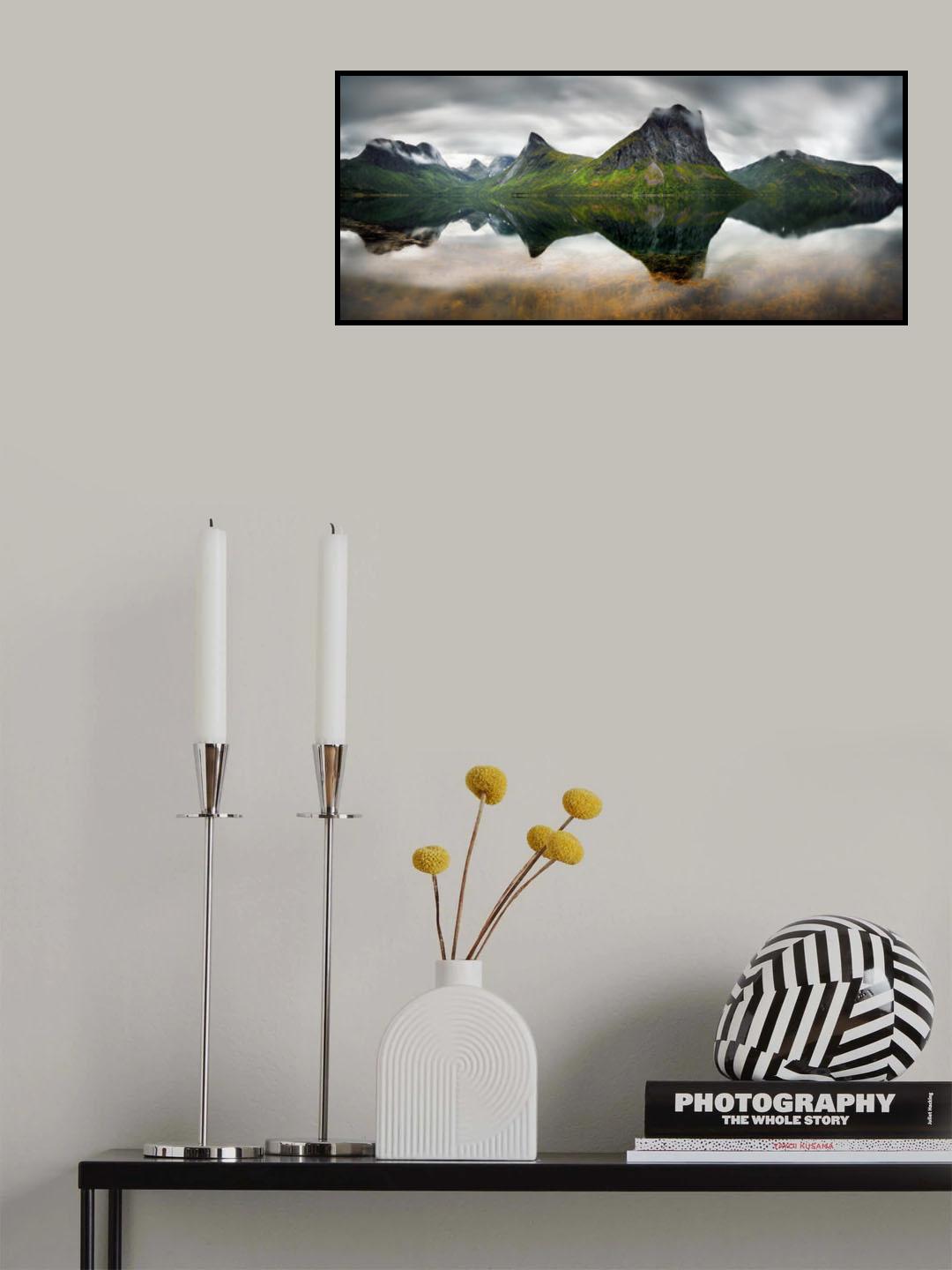Steinfjorden Panorama Poster och Canvastavla