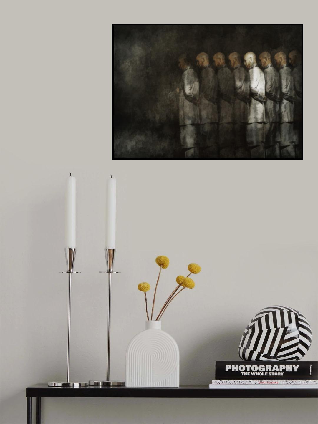 The line Poster och Canvastavla