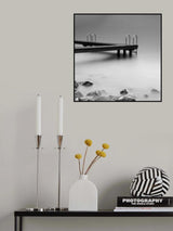 A bathing jetty Poster och Canvastavla