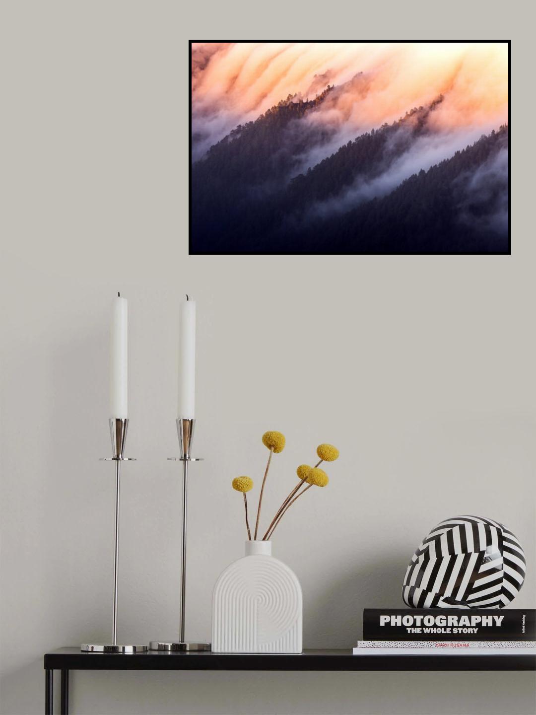 cloud falls Poster och Canvastavla