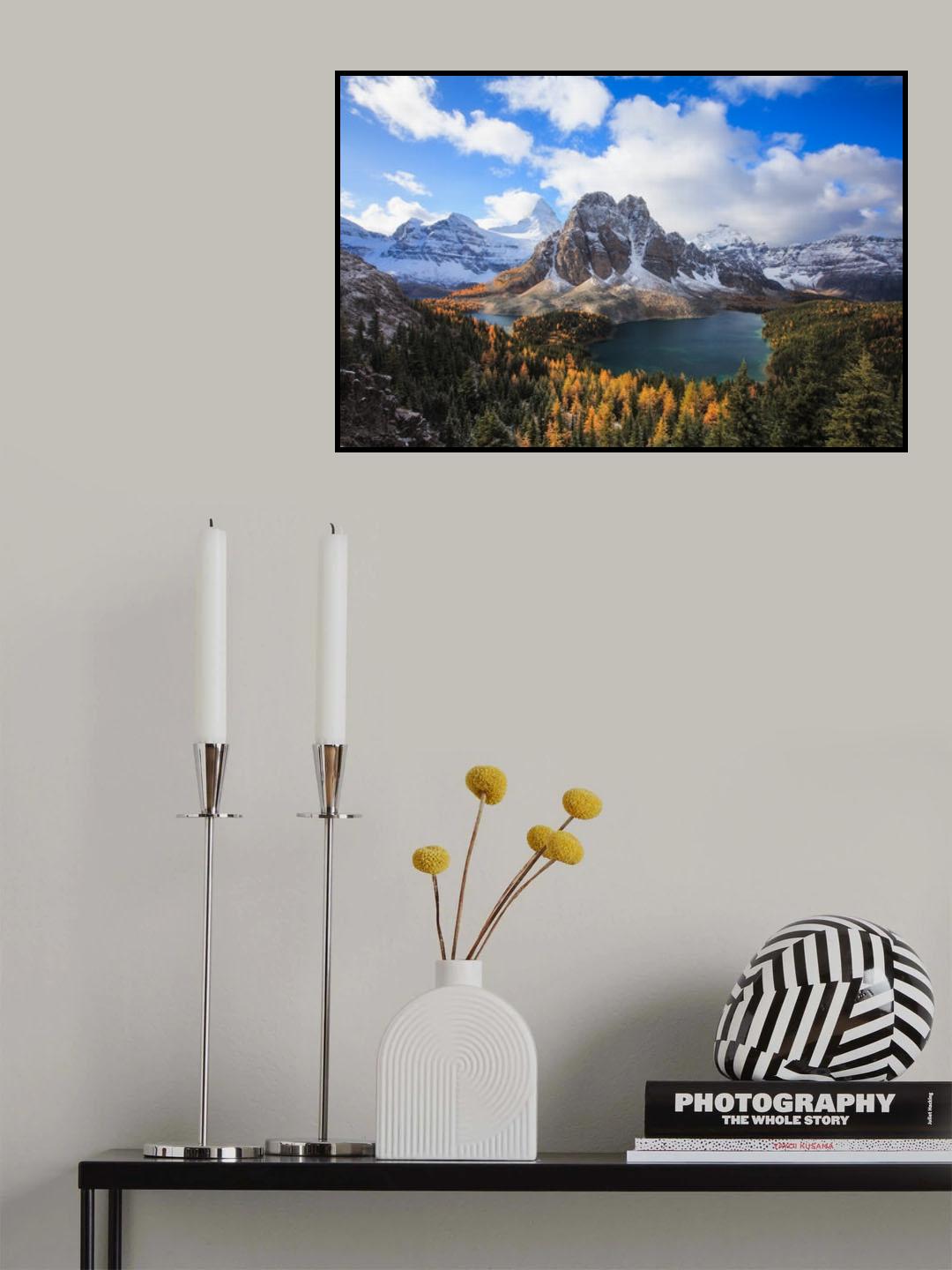 Sunburst Peak Sunrise Poster och Canvastavla