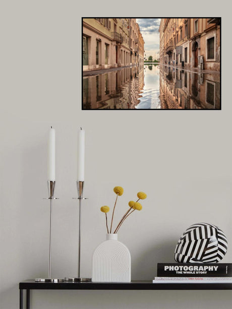 Flash Flood in Trieste Poster och Canvastavla