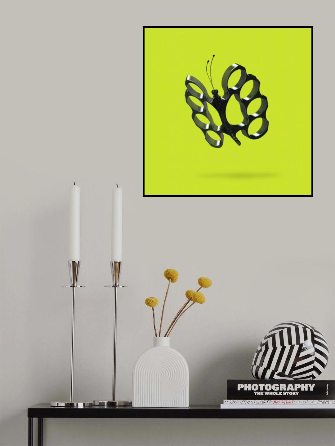 Sting like a Butterfly Poster och Canvastavla