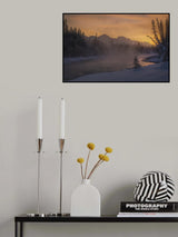 Misty Daybreak Poster och Canvastavla