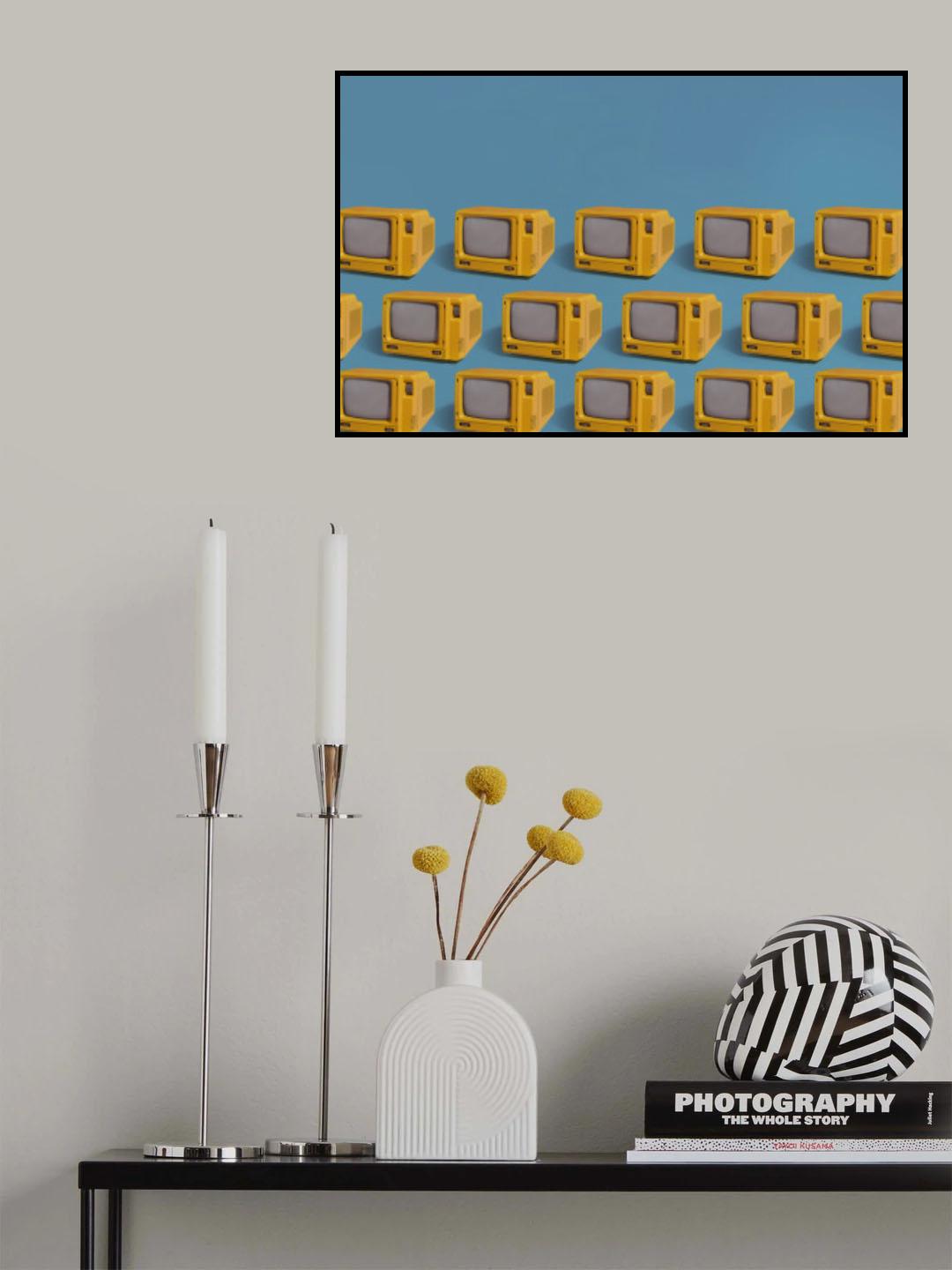 Telly Pattern Poster och Canvastavla