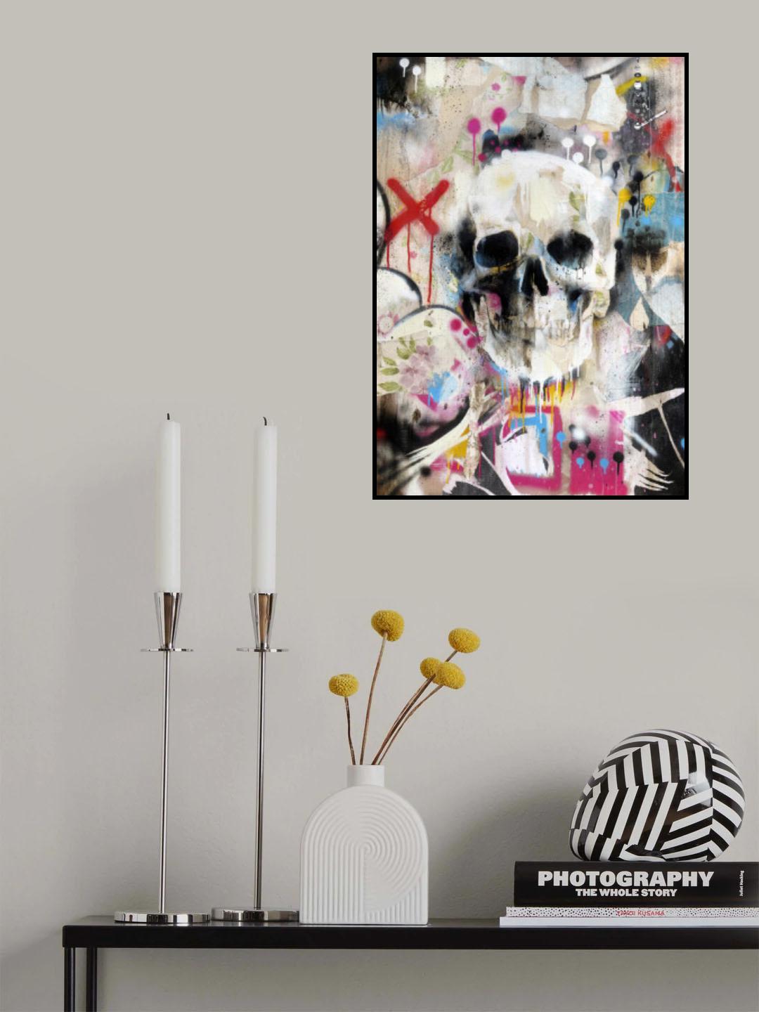 Skull Poster och Canvastavla