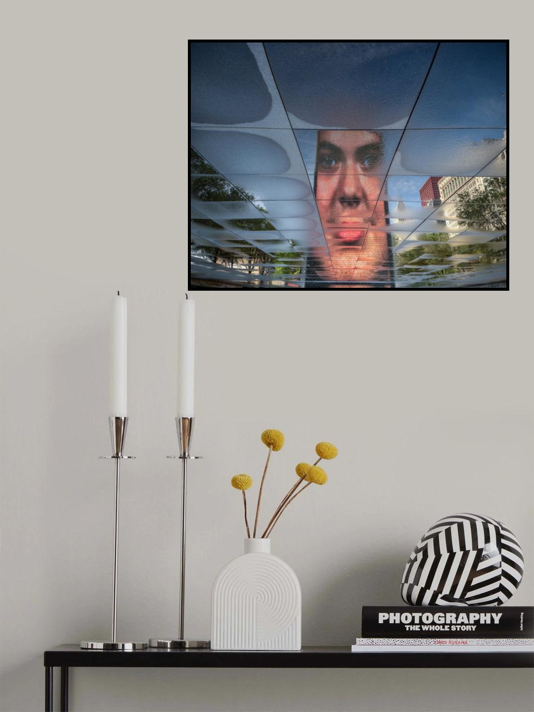 The face Poster och Canvastavla