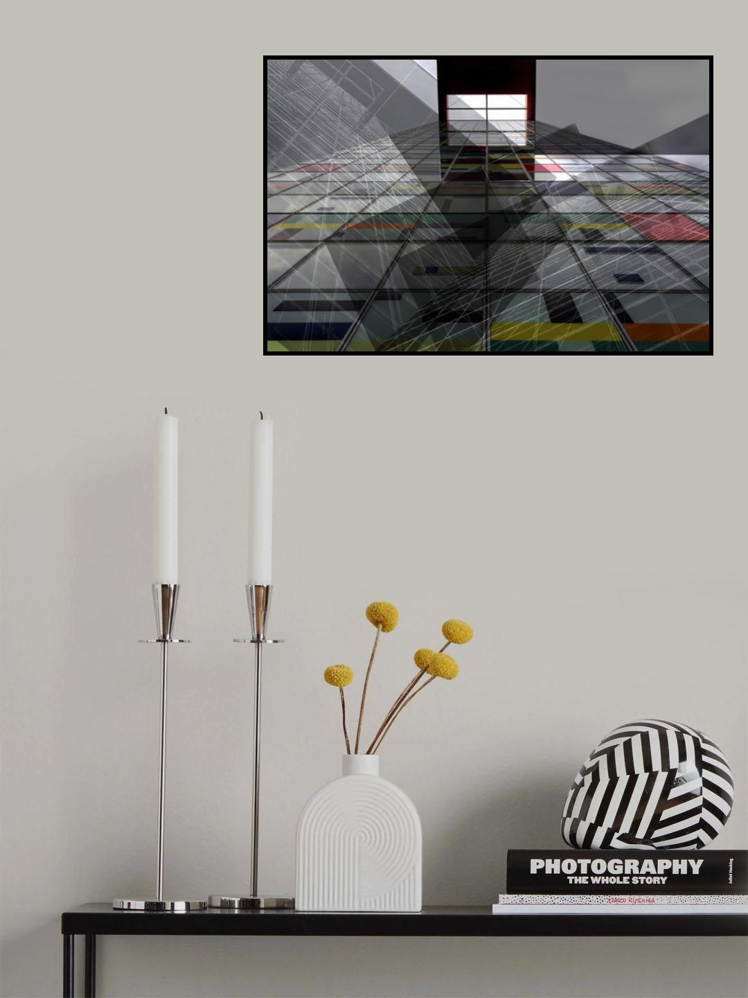 Skyward - Steel and Glass Combines Poster och Canvastavla