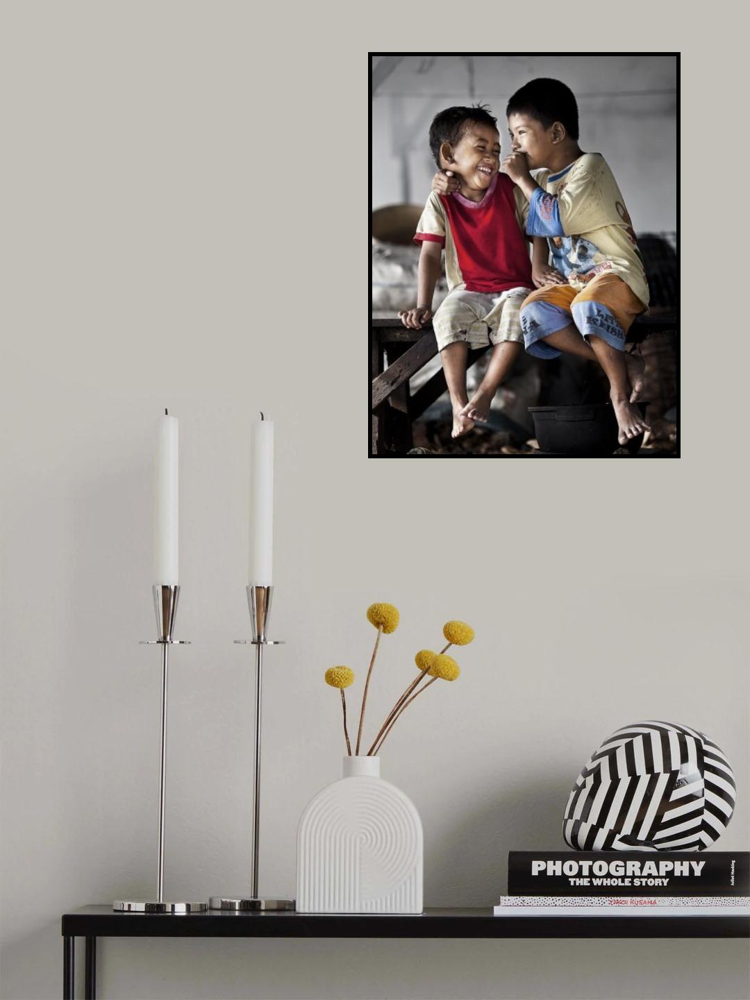 Don\'t tell the photographer I am passing gas :D Poster och Canvastavla