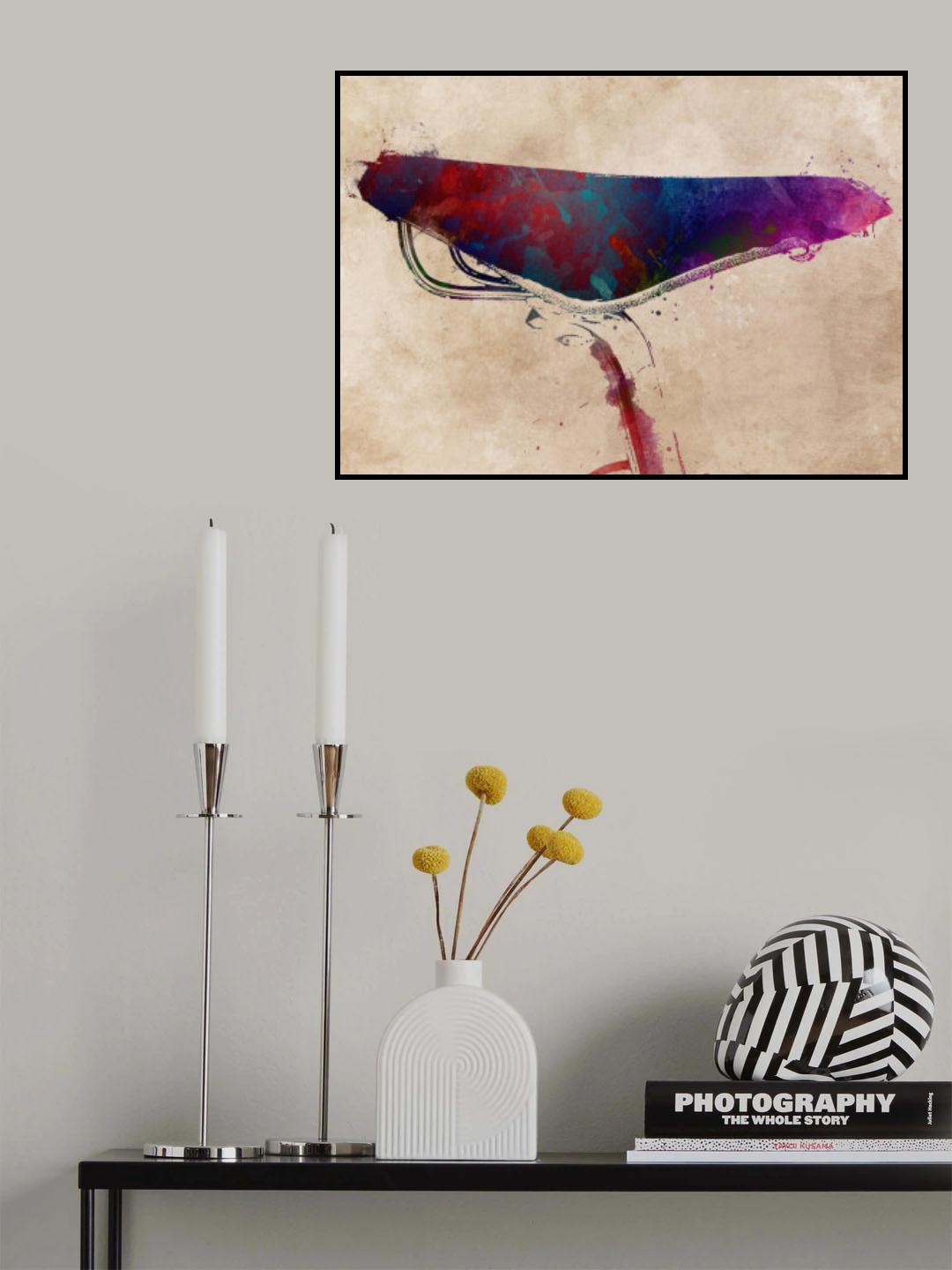 Cycling sport art 35 Poster och Canvastavla