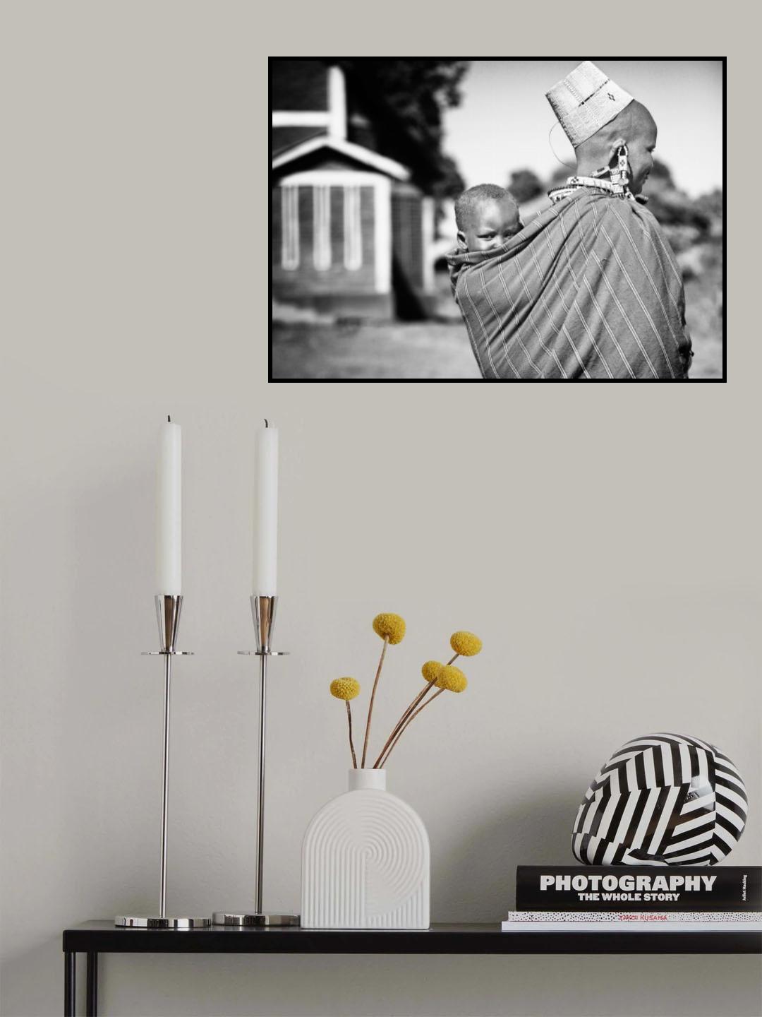 Little Backpacker Poster och Canvastavla