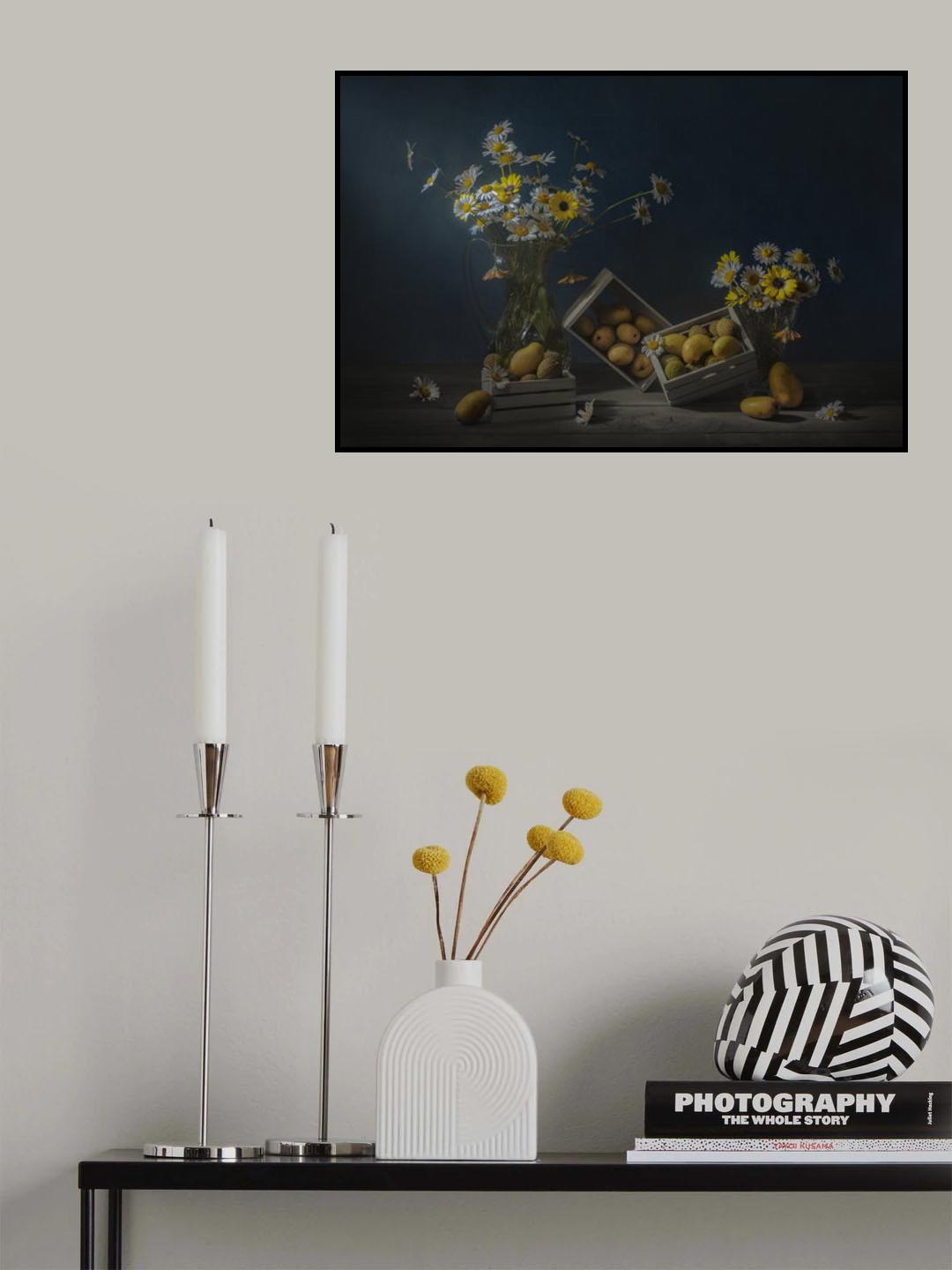 Mango and Litchi Poster och Canvastavla
