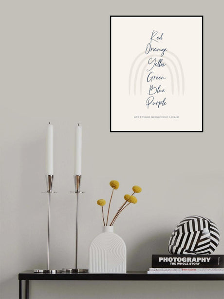 Rainbow Ground Poster och Canvastavla