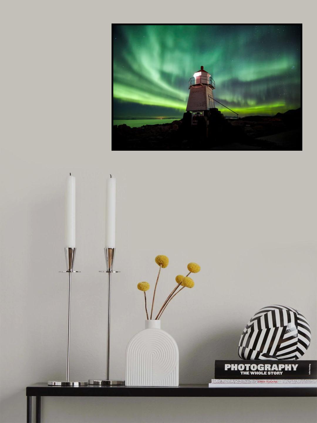 Northen Lighthouse Poster och Canvastavla