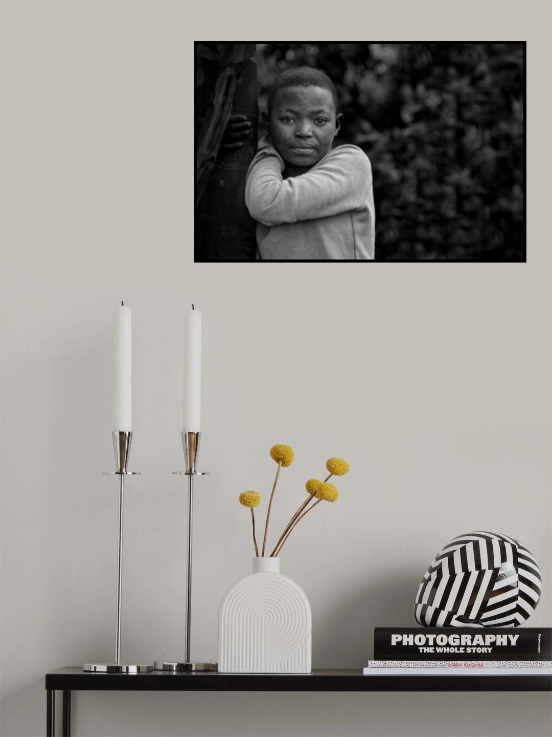 A Rwandan Girl Poster och Canvastavla