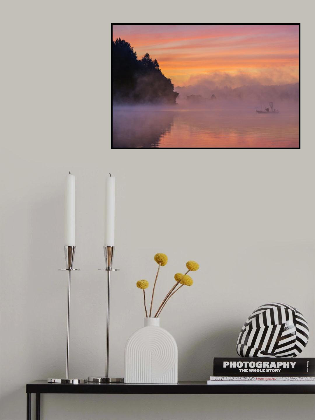 Morning Fishing Poster och Canvastavla