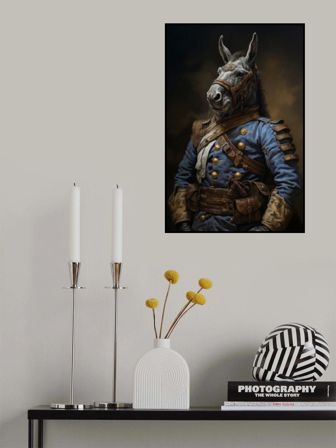 Donkey In Costume 4 Poster och Canvastavla