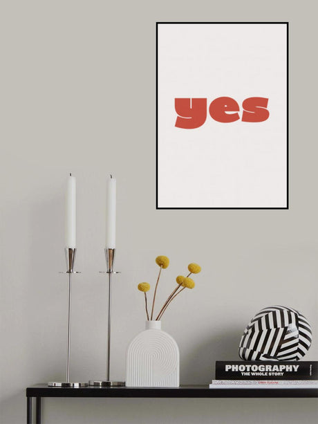 Yes Poster och Canvastavla