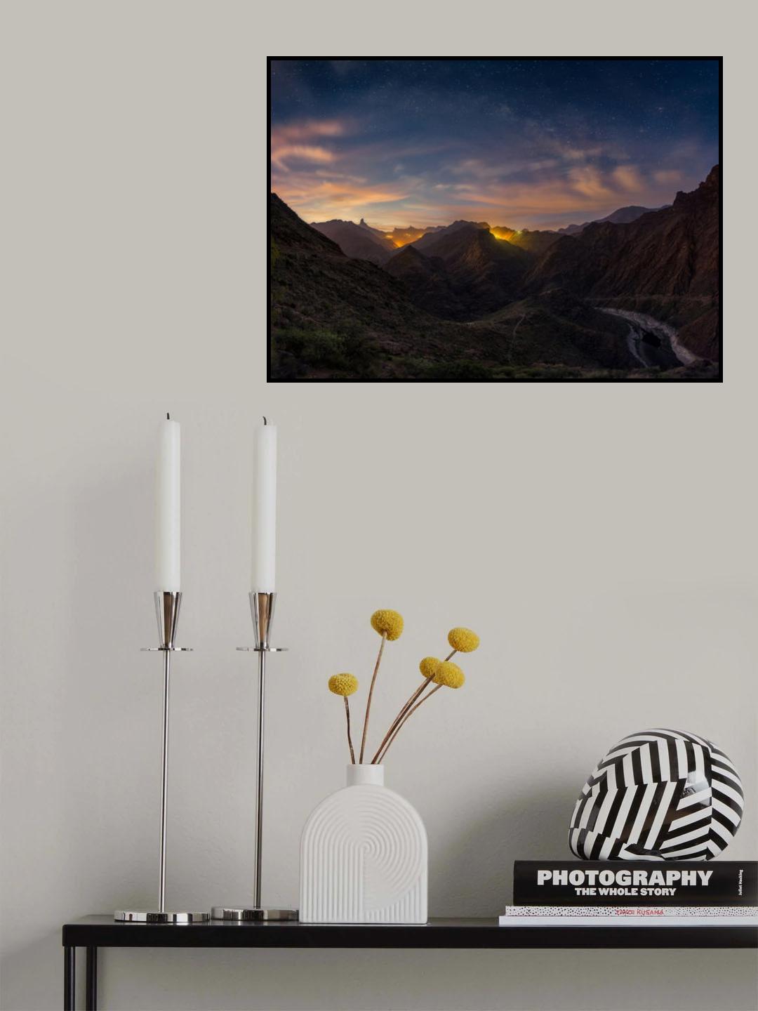 Dawn on the summit Poster och Canvastavla