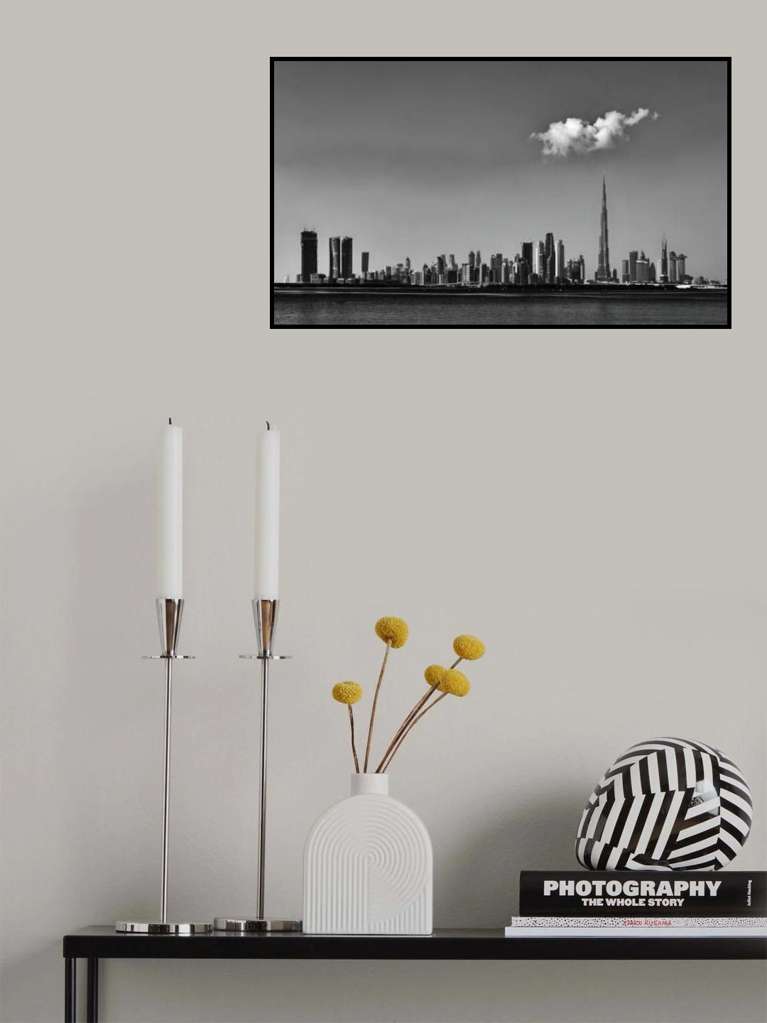 Skyline of Dubai Poster och Canvastavla