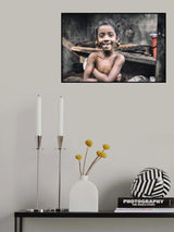 Girl from Dhaka slum Poster och Canvastavla