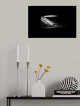 Man on staircase Poster och Canvastavla