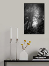 Hiking in the fog Poster och Canvastavla