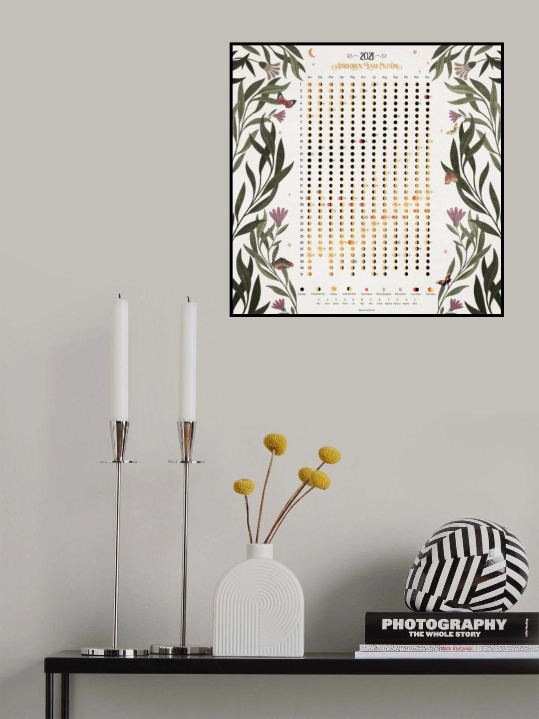 Moon Celestial Light Poster och Canvastavla