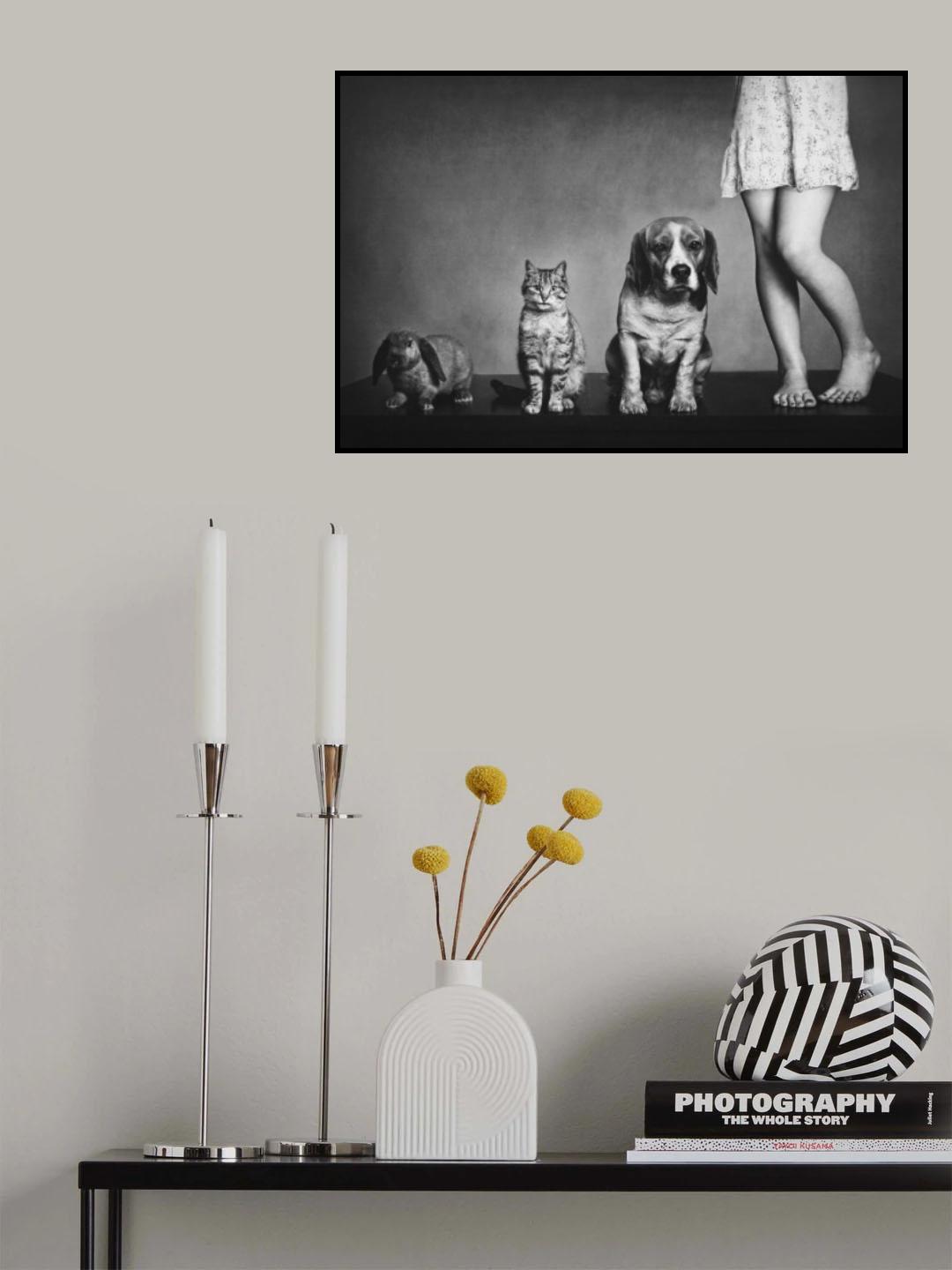 Family portrait Poster och Canvastavla