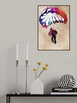Paratrooper sport art Poster och Canvastavla