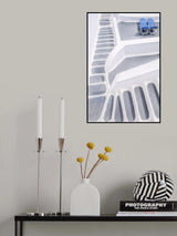 steps and sun loungers Poster och Canvastavla