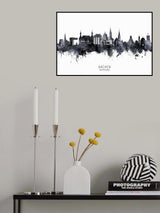 Aachen Germany Skyline Poster och Canvastavla