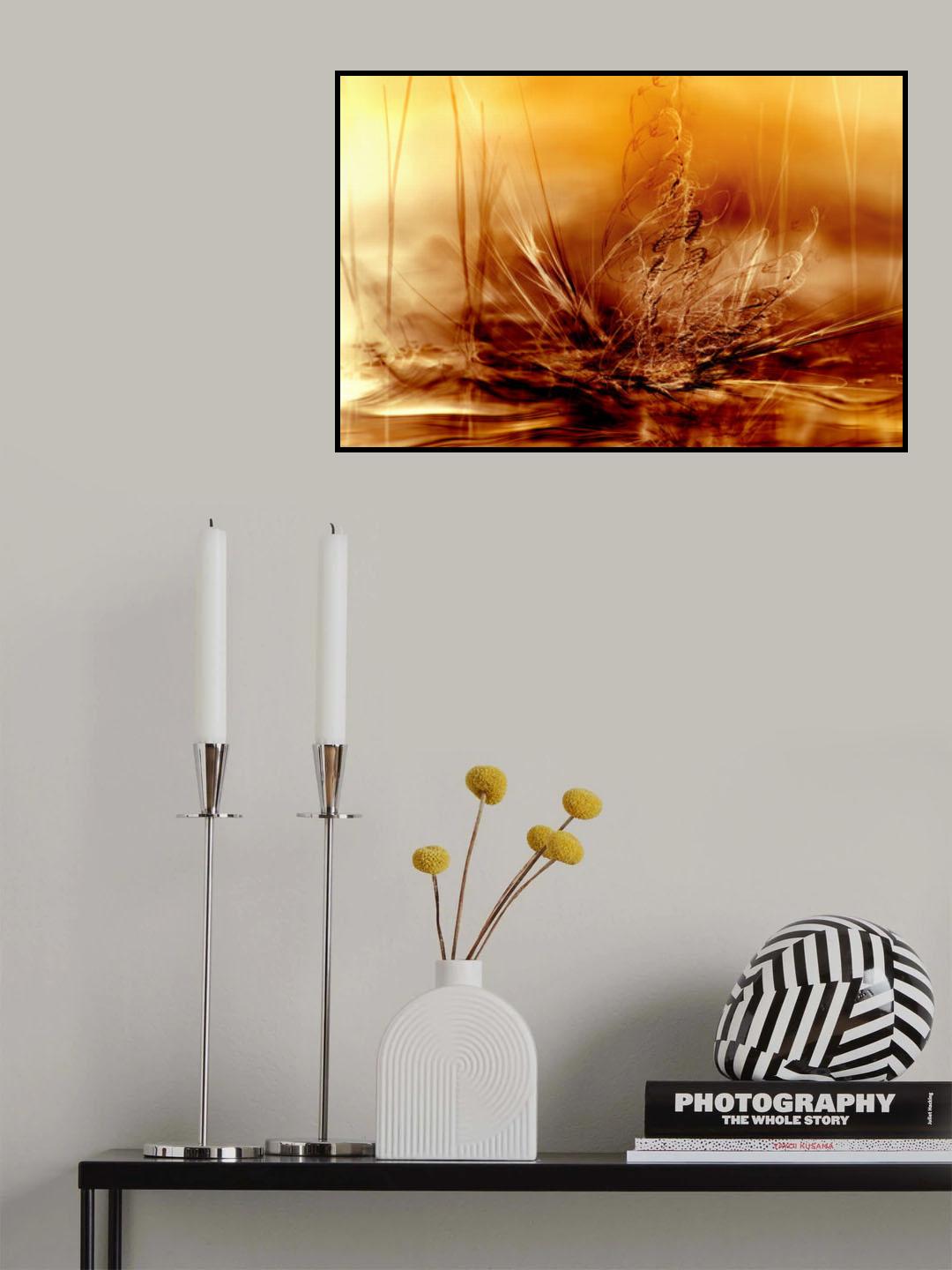 Burning water Poster och Canvastavla