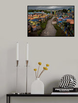 Adding colour to gloomy weather Poster och Canvastavla