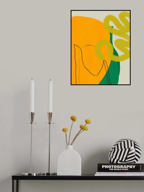 Painted Lines10 Kopie Poster och Canvastavla