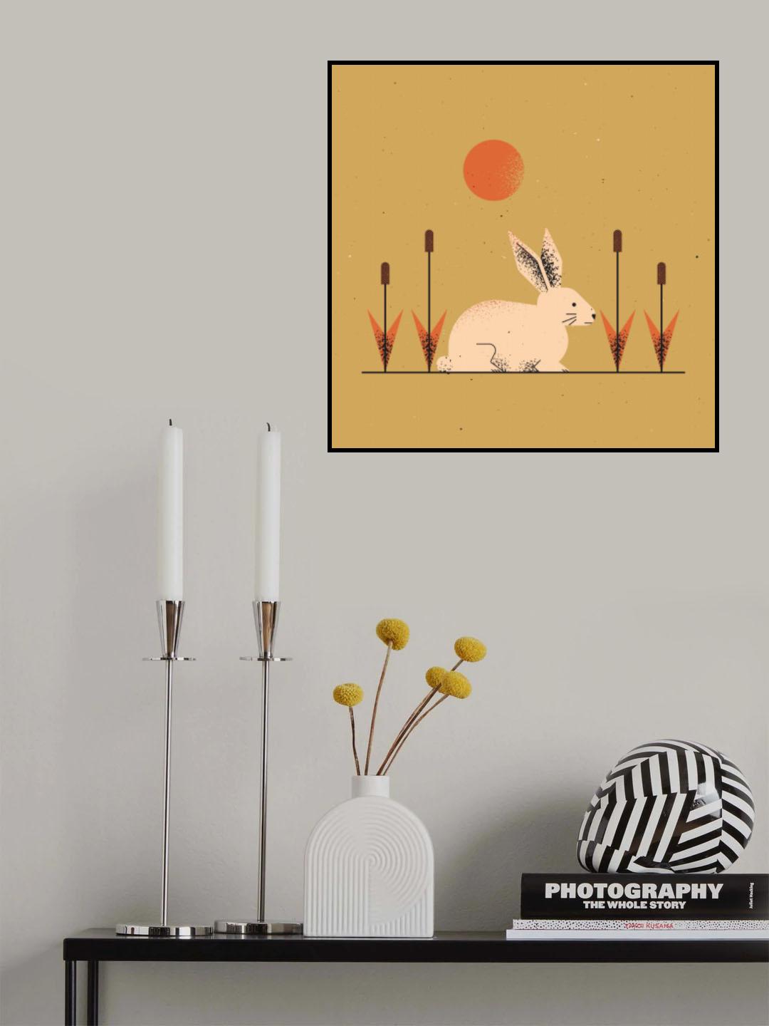 White Rabbit Poster och Canvastavla