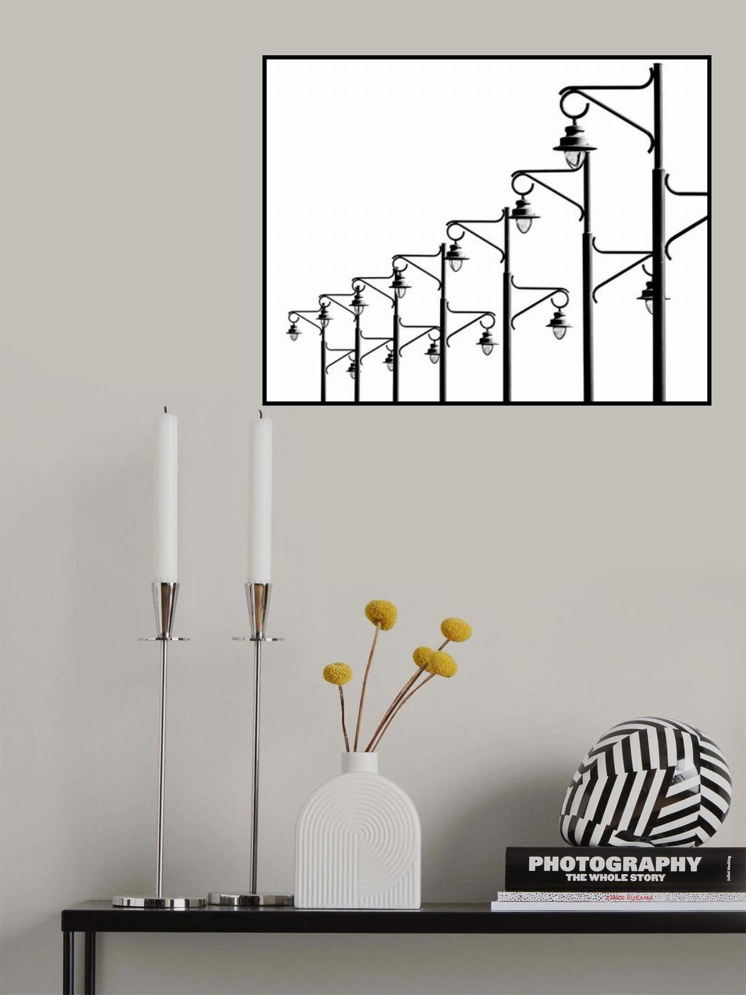 Lampposts Poster och Canvastavla