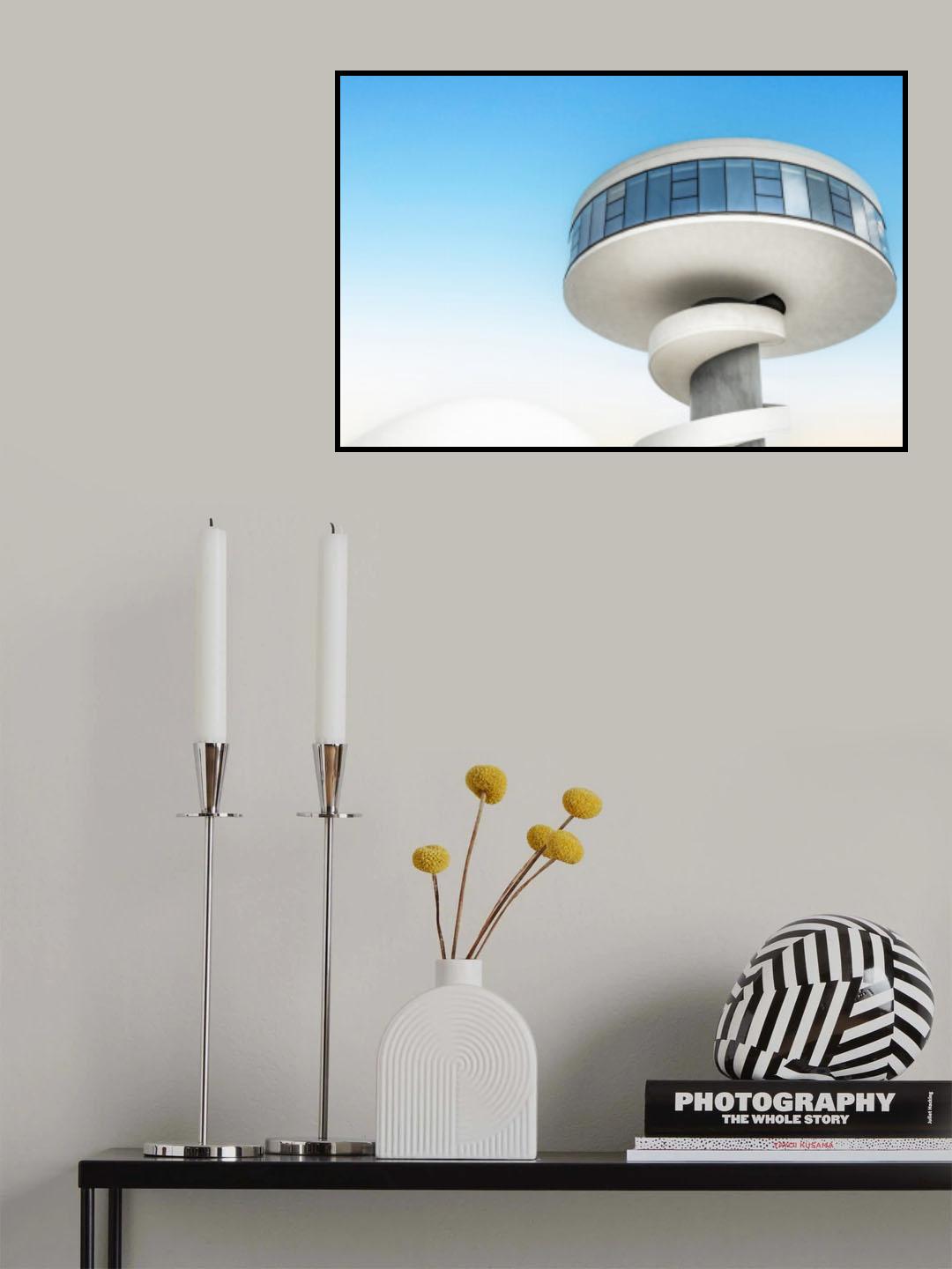 Niemeyer's tree and mountain Poster och Canvastavla