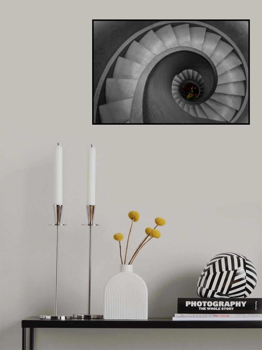 Flowers in the Vortex Poster och Canvastavla