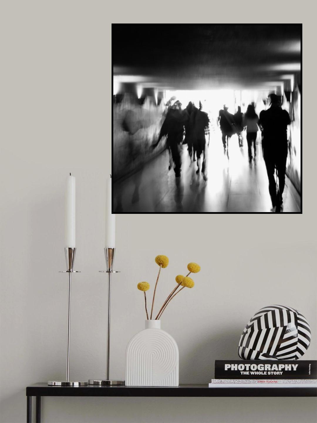 Underground pathway Poster och Canvastavla