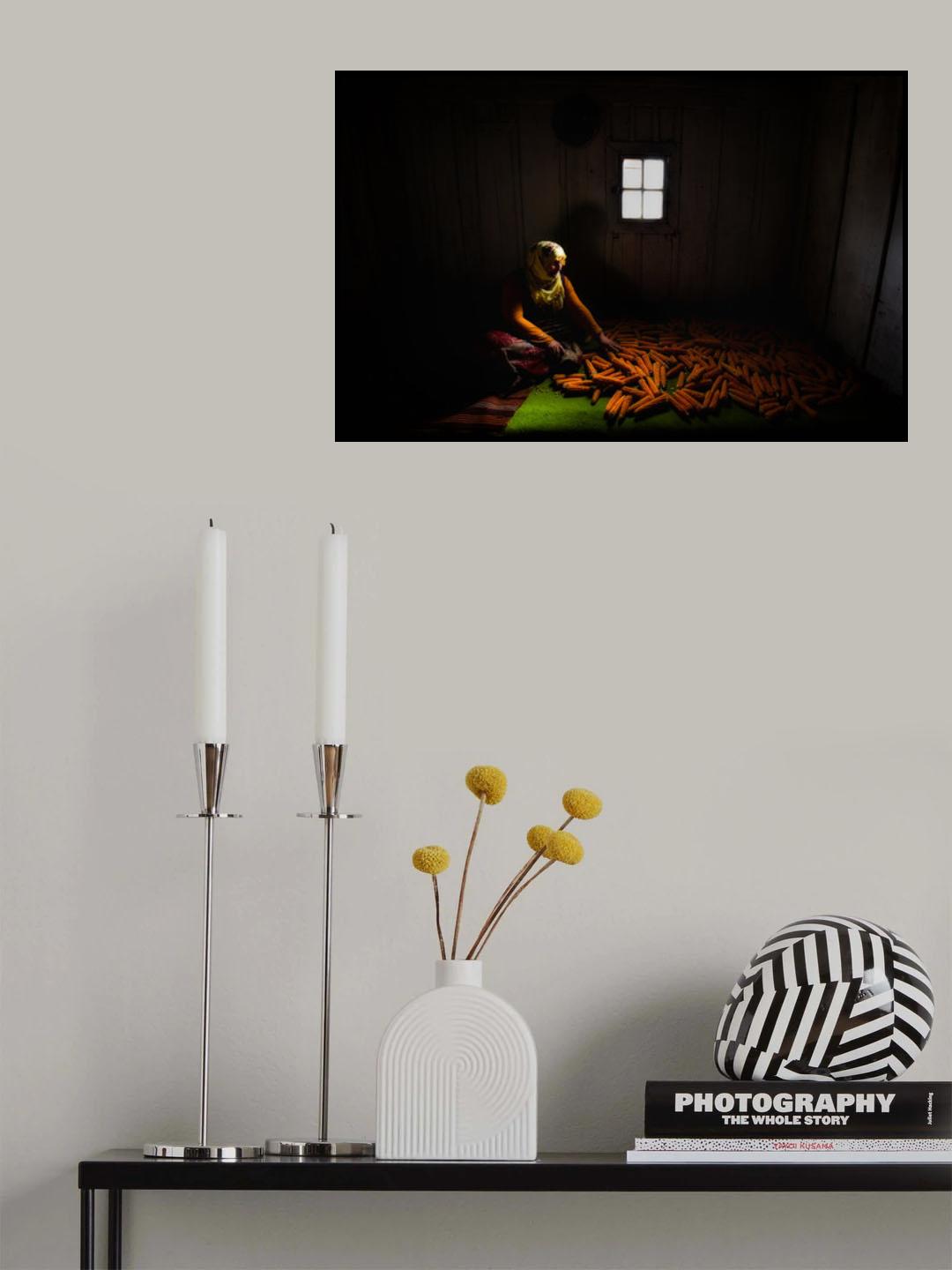 Corner of Corn Poster och Canvastavla
