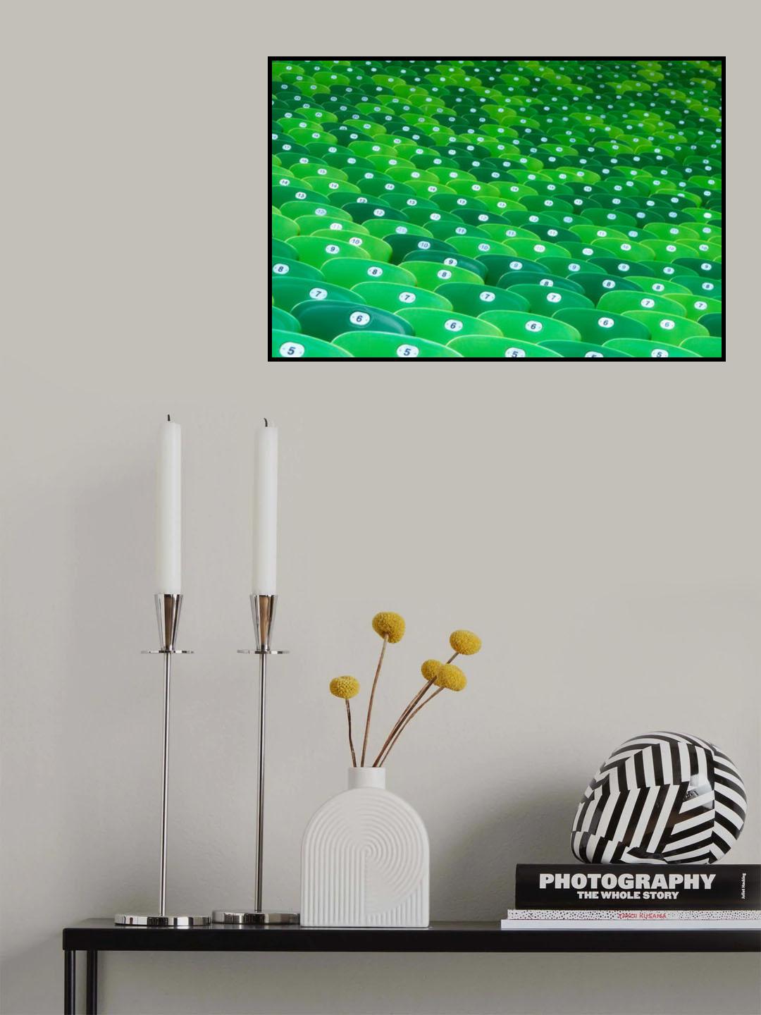 Green waves Poster och Canvastavla