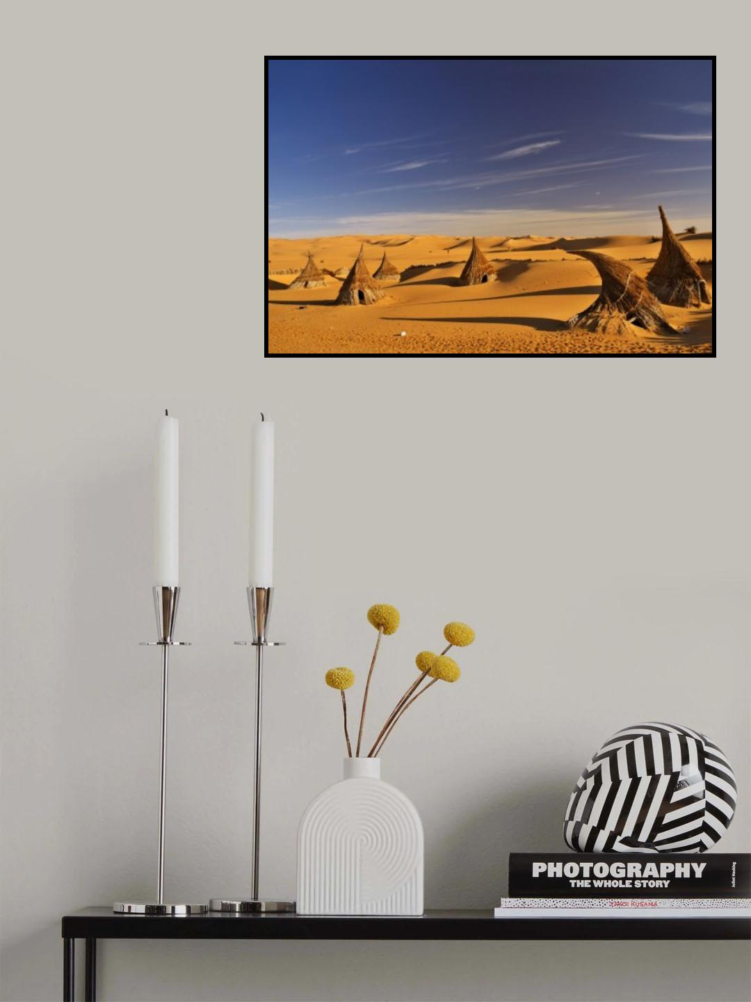 Desert village Poster och Canvastavla