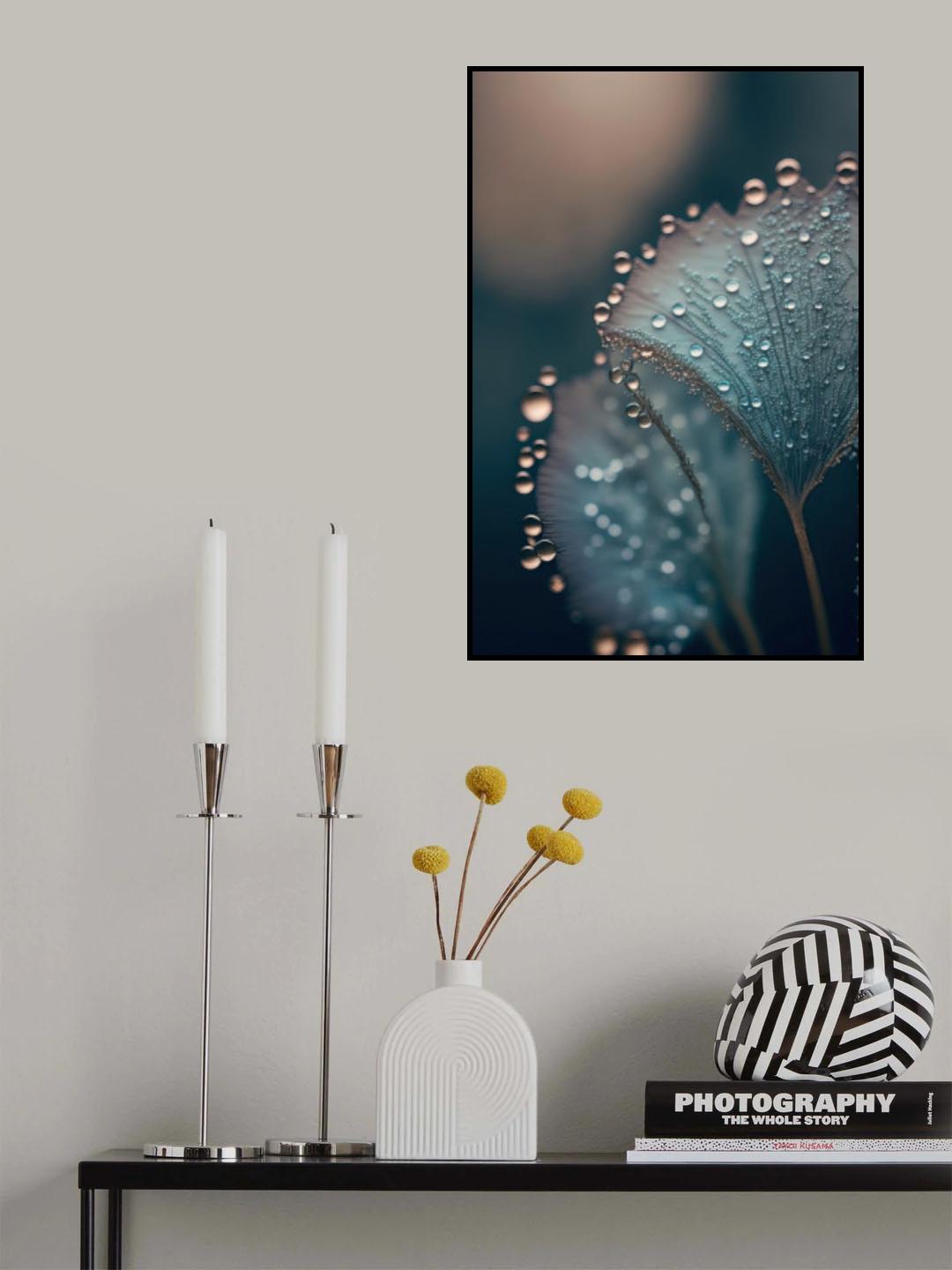 Wet Leafs Poster och Canvastavla