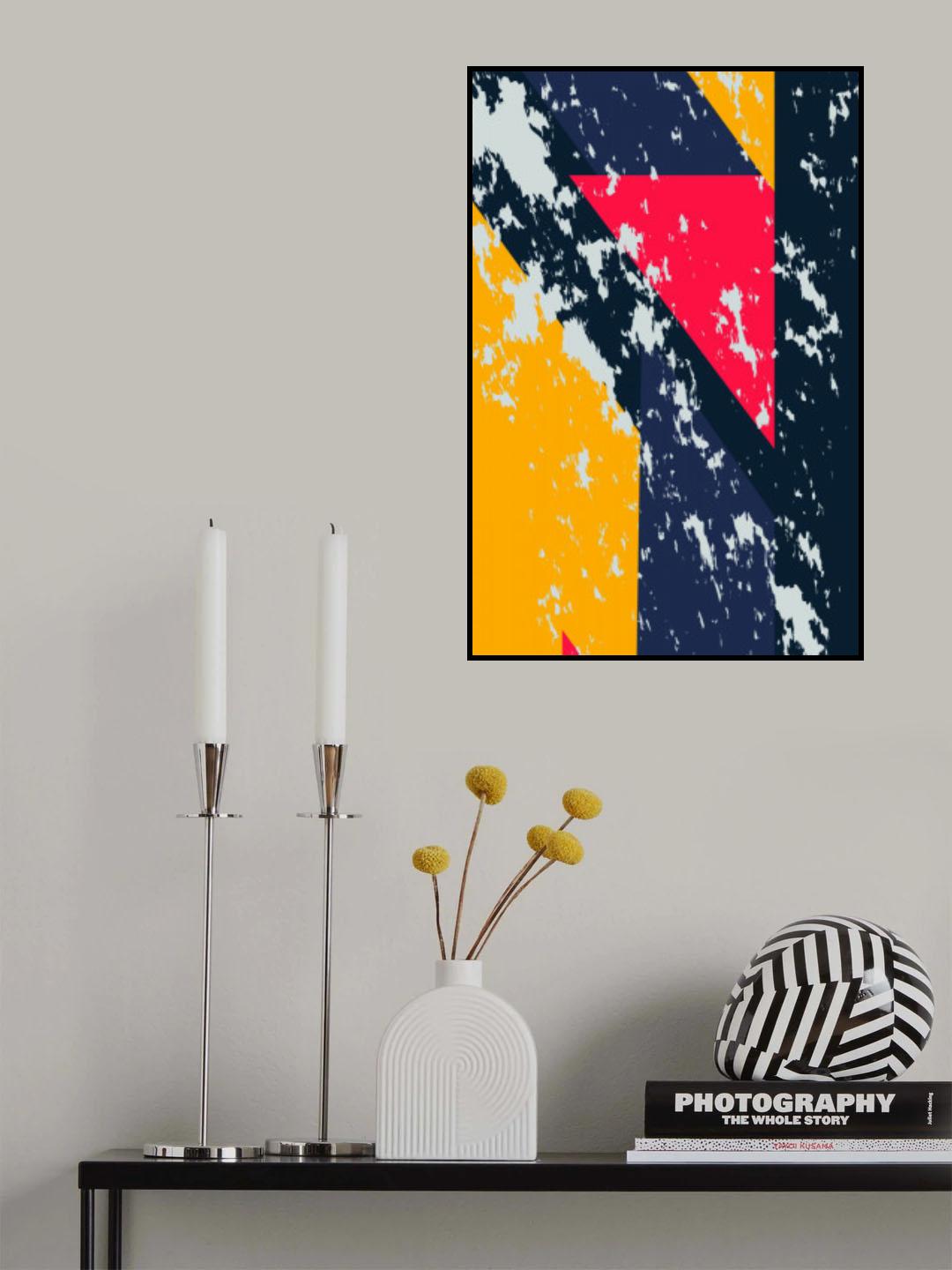 Vibrant Geometric #2 Poster och Canvastavla