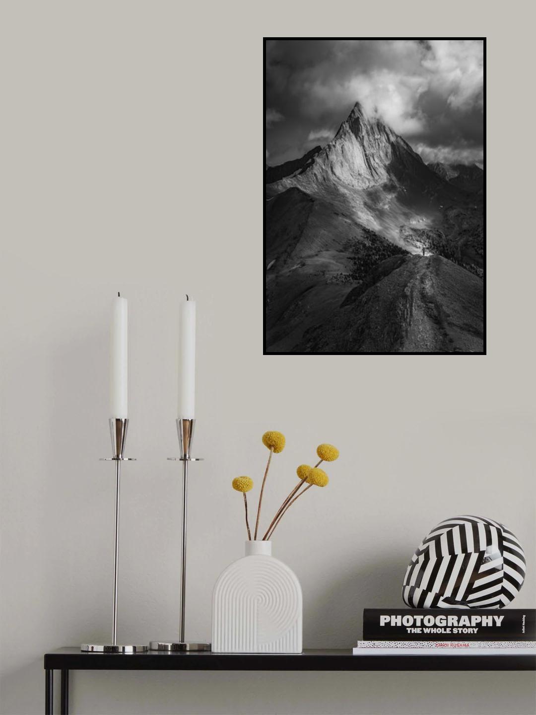 Hiker on Birdwood Poster och Canvastavla