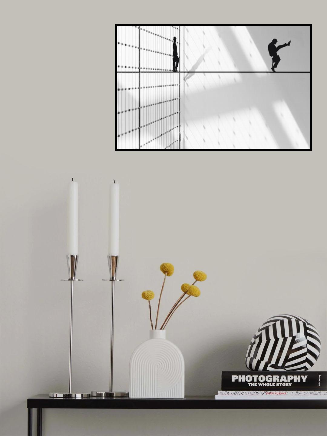 Silly Walk Poster och Canvastavla