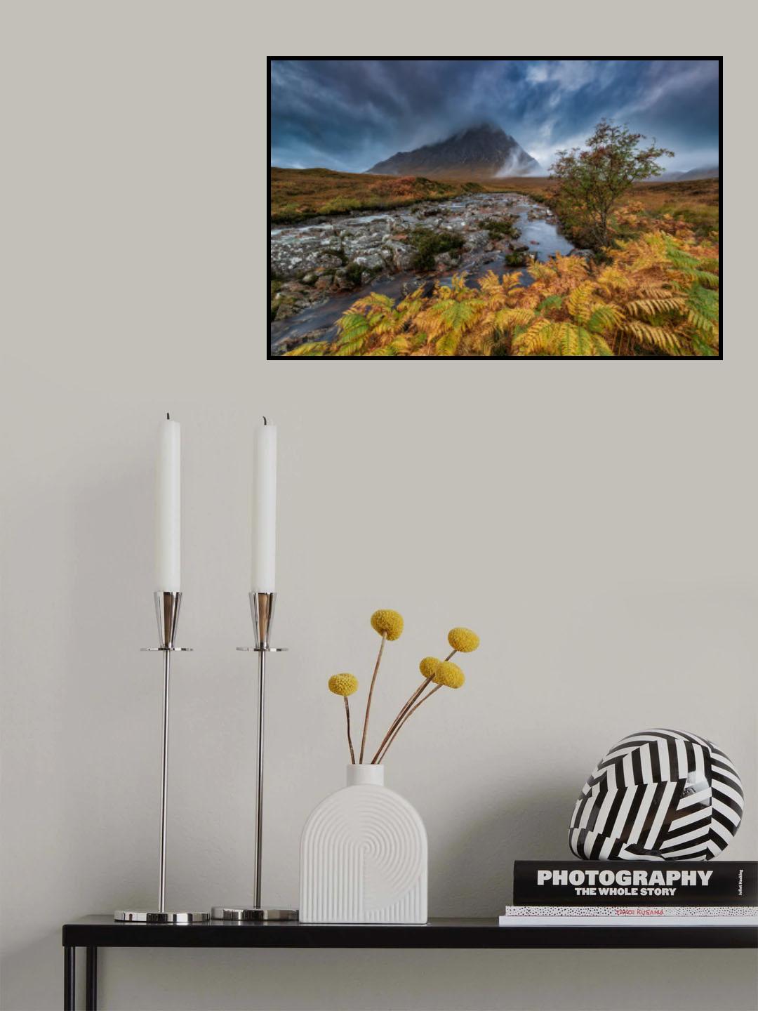 The Glencoe in autumn Poster och Canvastavla