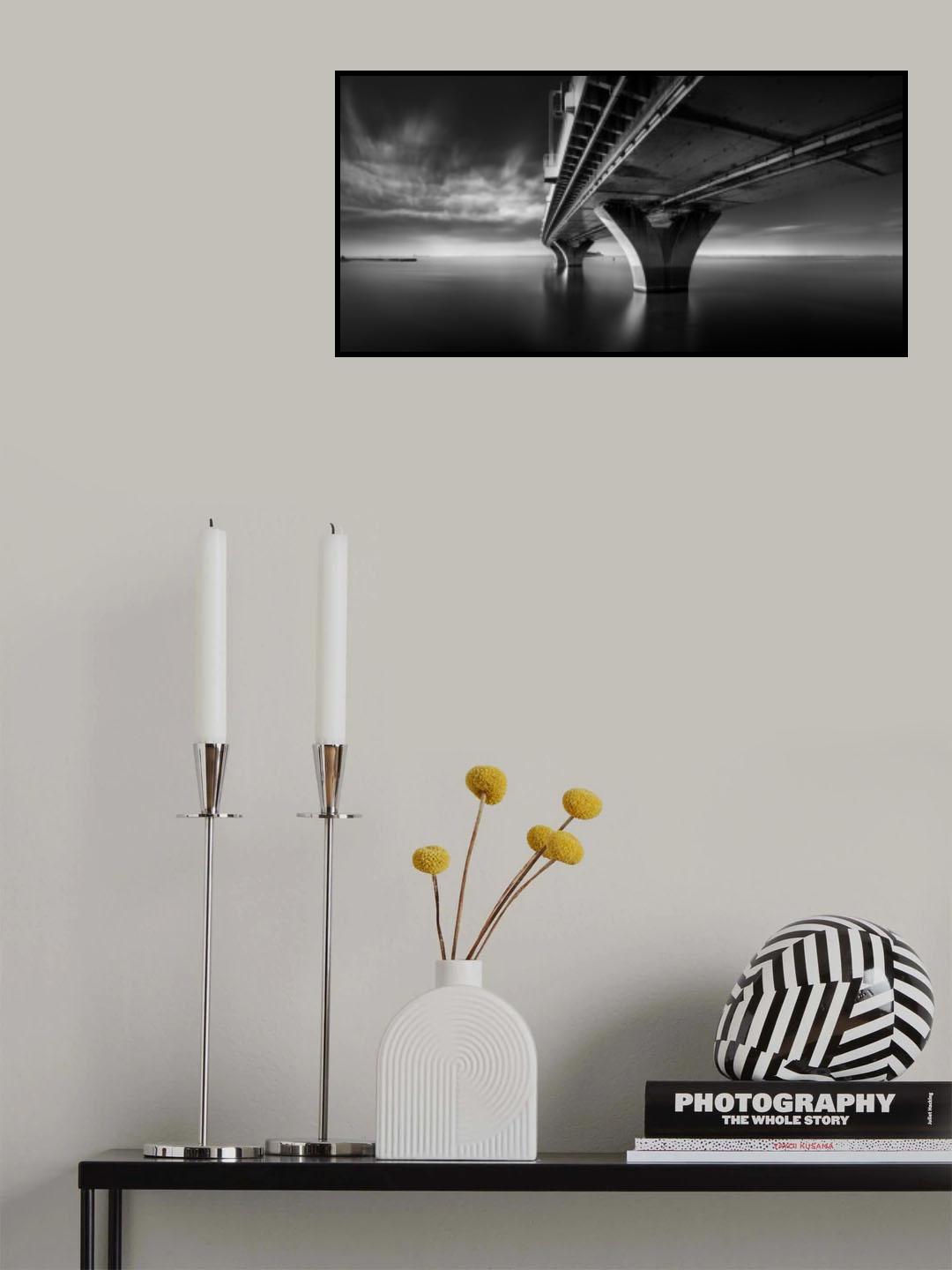 The Aqua Line Poster och Canvastavla