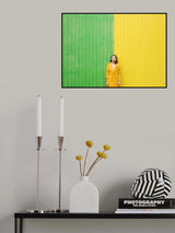 Green&amp; yellow Poster och Canvastavla